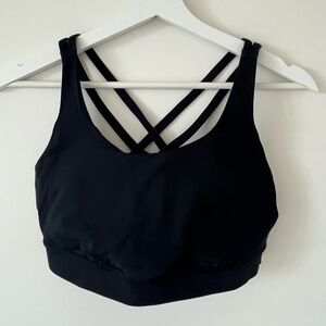 Lululemon Women's Black Sports Bra